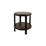 Side table Ø50, H50, Bruin Walnoot