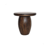 Side table Ø50, H50, Mango Walnut