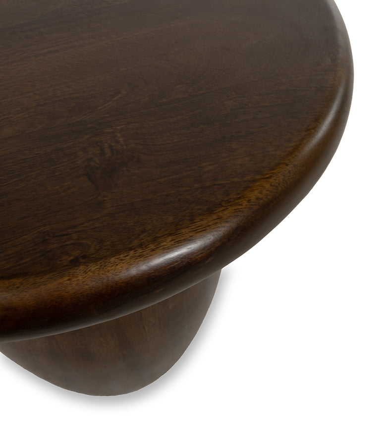 Side table Ø50, H50, Mango Walnut