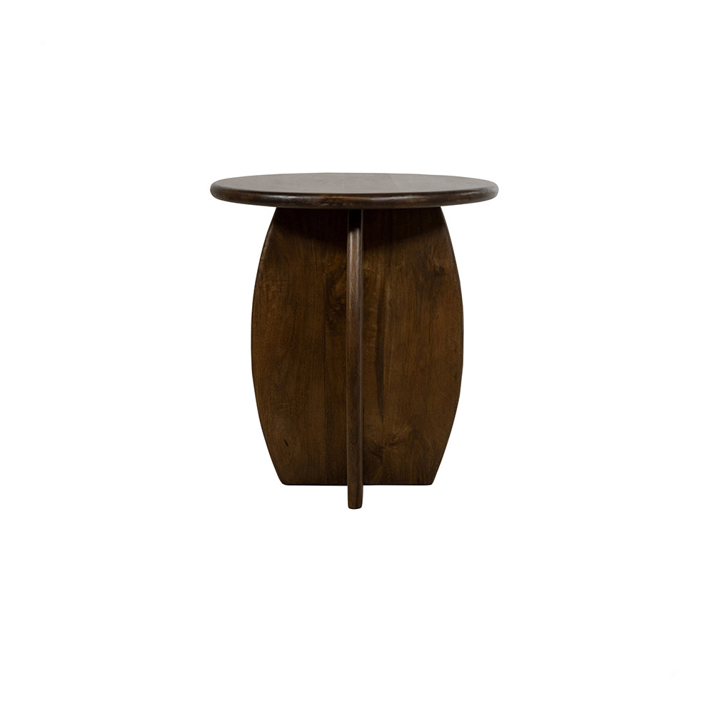 Side table Ø50, H55, Mango Walnut