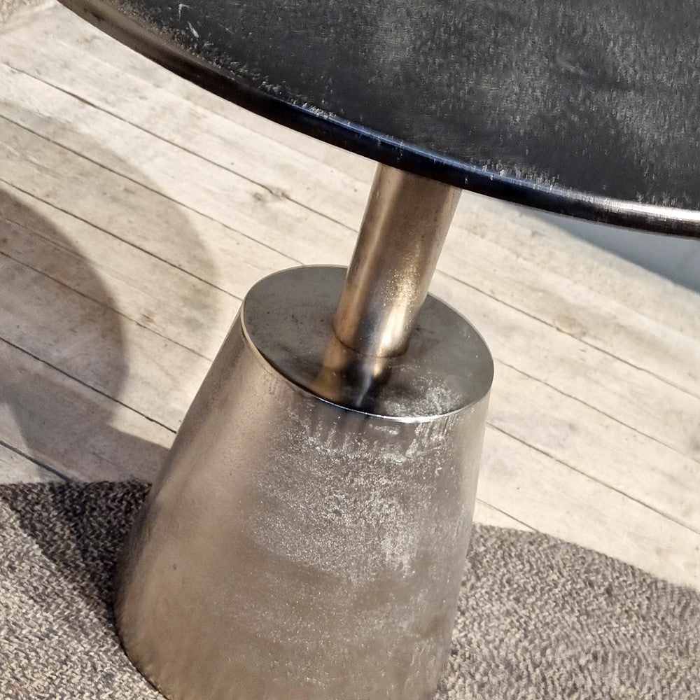 Sidetable Kian Zwart Zilver