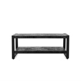 Salontafel Britt Zwart met Legplank 110