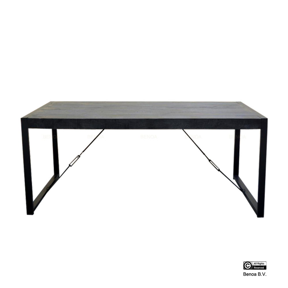 Britt Eettafel Zwart 180