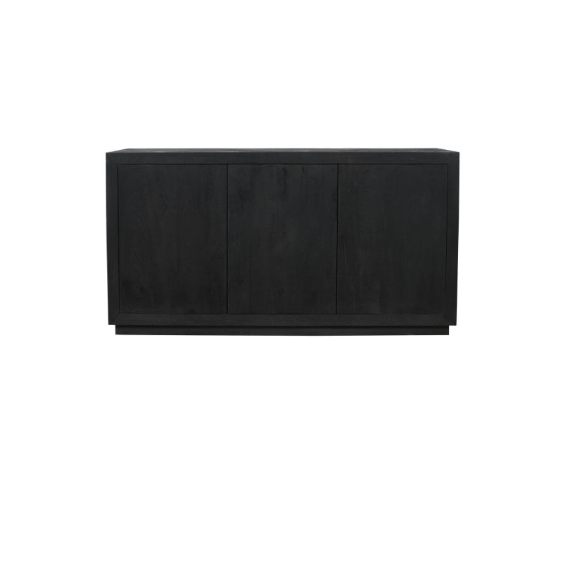 Dressoir Brussel Zwart 3 deuren | 150 cm