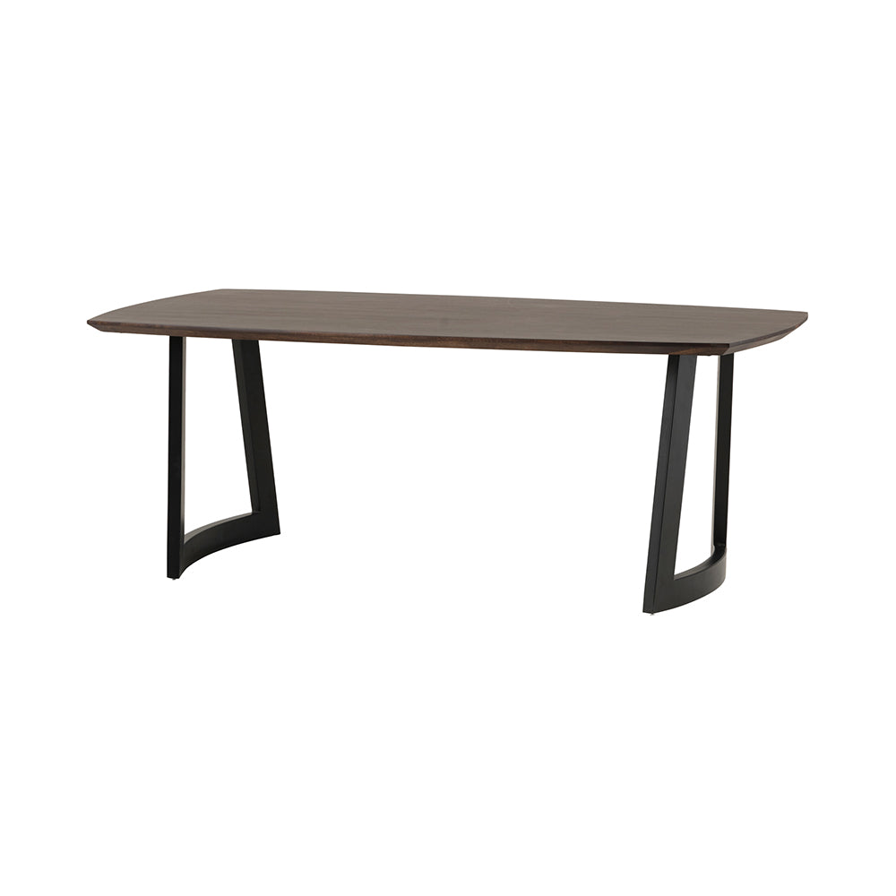 Eetkamertafel 220, Mango Donker Walnoot