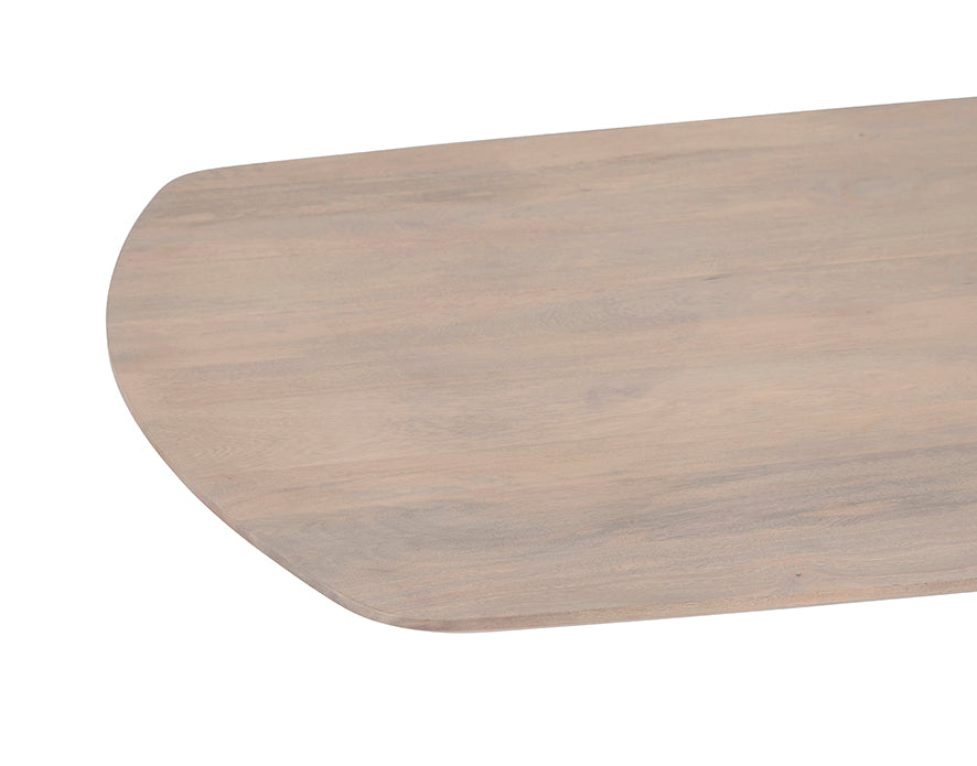 Eetkamertafel deens ovaal 230, Mango Ashblond