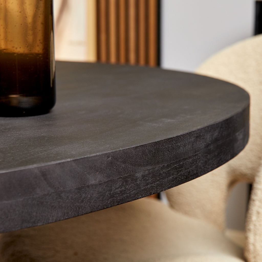 Eetkamertafel Denver Zwart | Rond | 140 cm