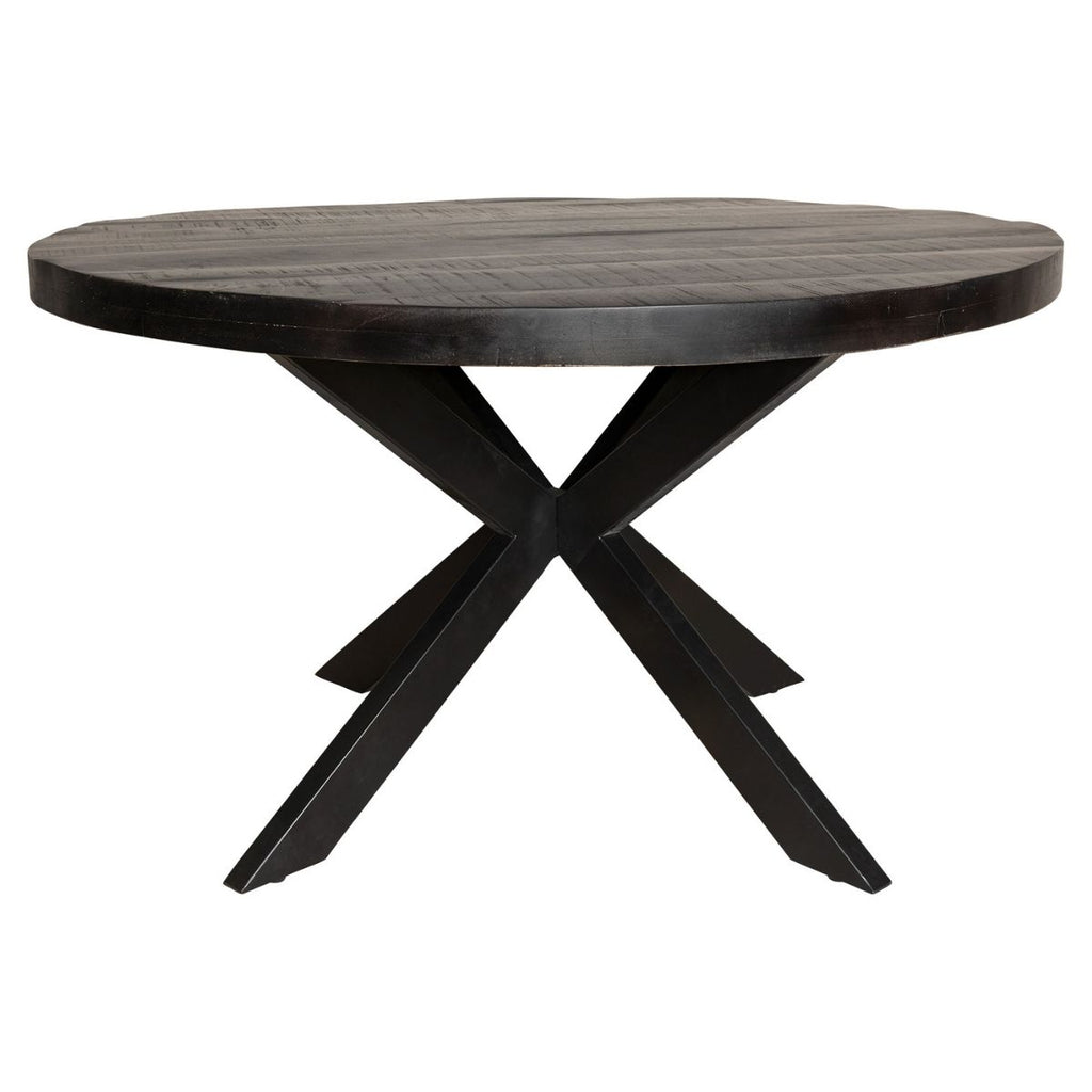 Eetkamertafel Denver Zwart | Rond | 140 cm