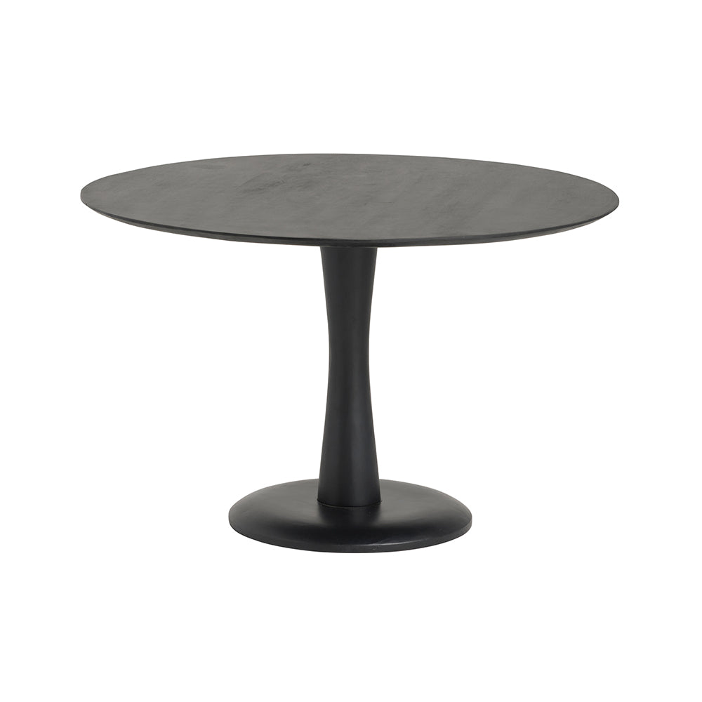 Eetkamertafel Ø120, Zwart