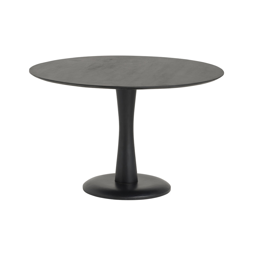 Eetkamertafel Ø120, Zwart
