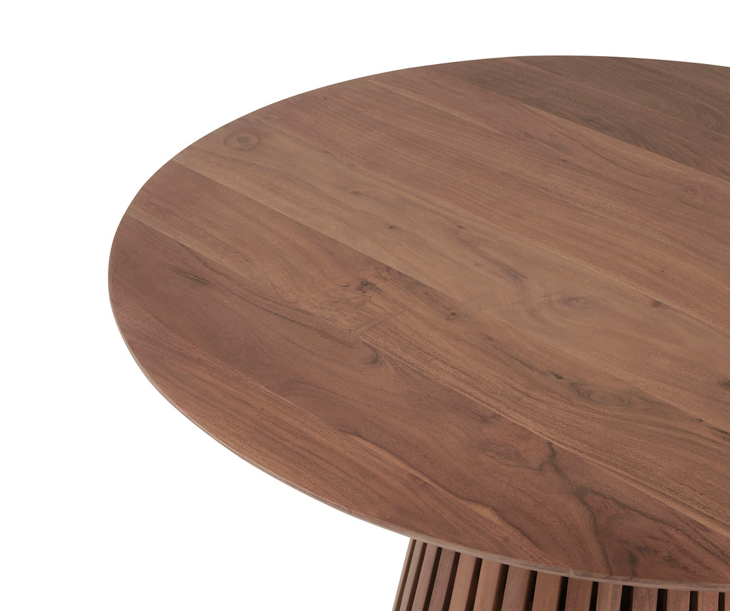 Eettafel Ø130, Acacia Naturale