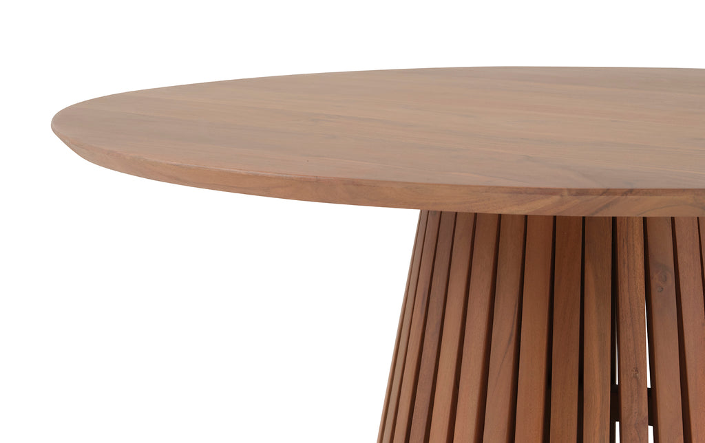 Eettafel Ø130, Acacia Naturale