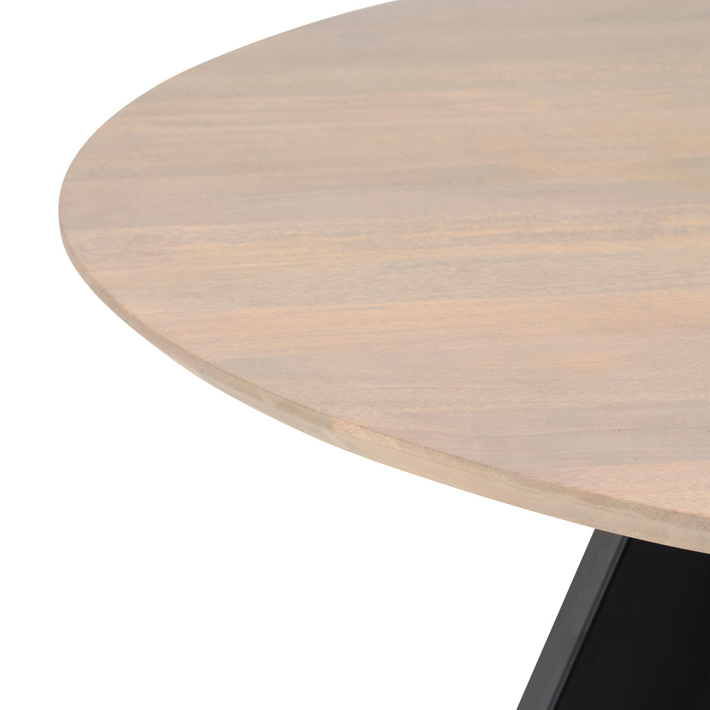 eettafel  Ø130, Mango Ash Blonde