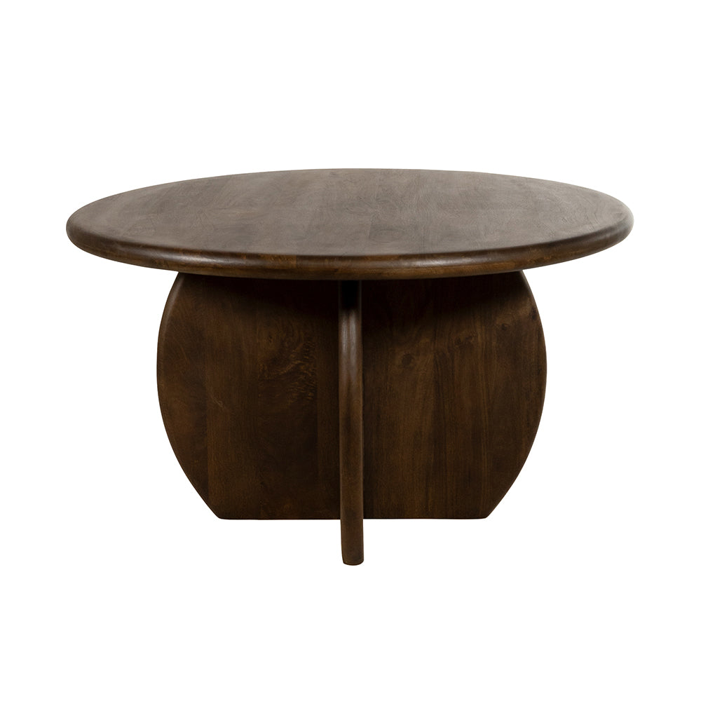 Eetkamertafel Ø130, Mango Walnut