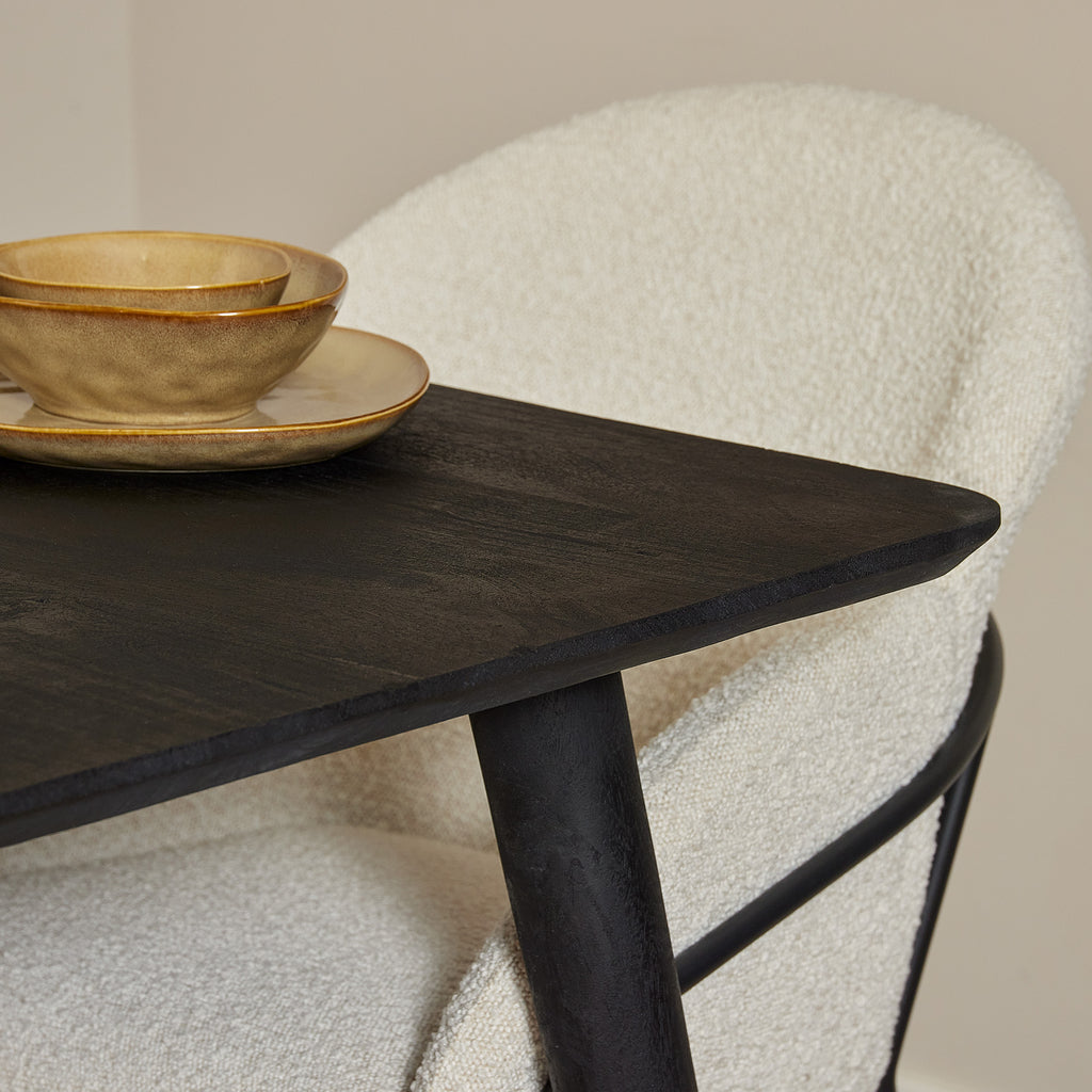 Eettafel Omaha Zwart | 200 cm