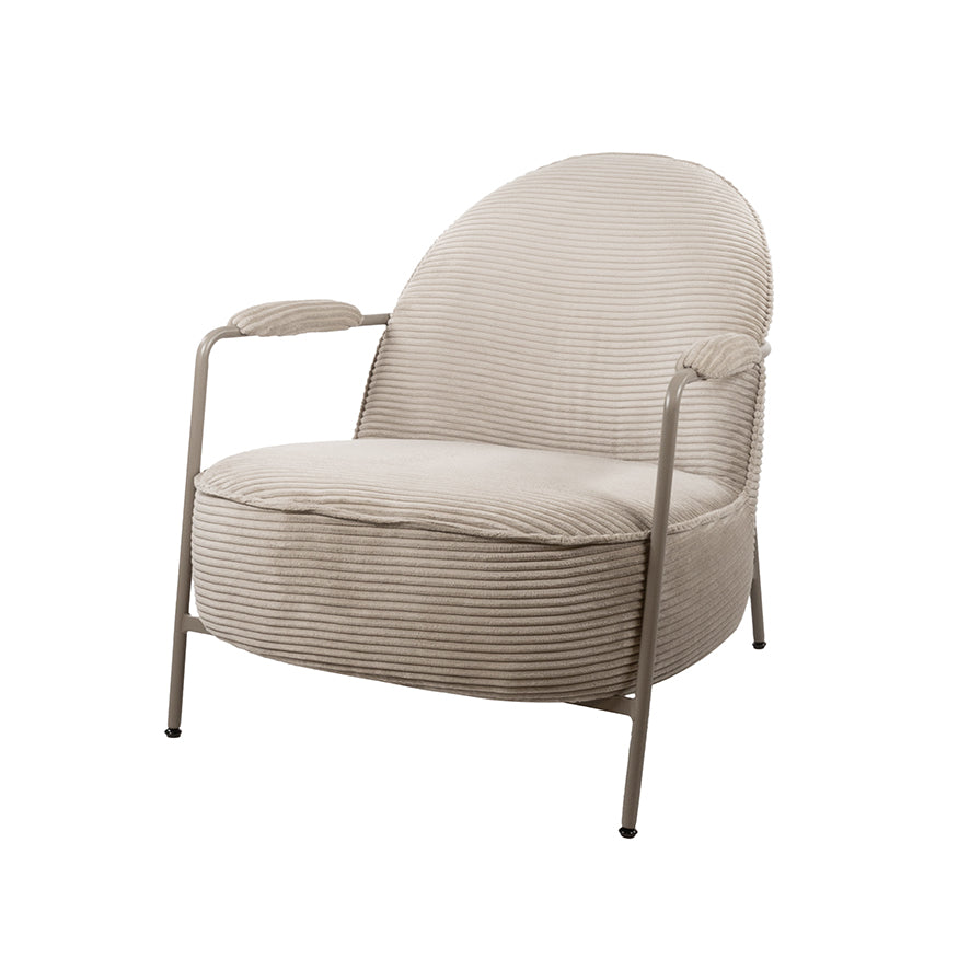 Elton fauteuil - Zand Frame - Rib - Zand