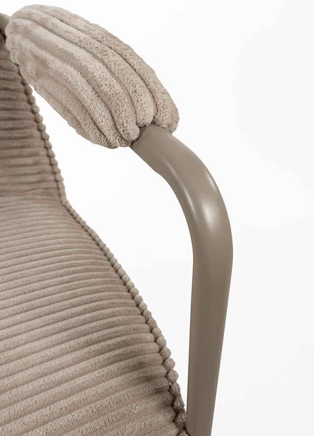 Elton fauteuil - Zand Frame - Rib - Zand