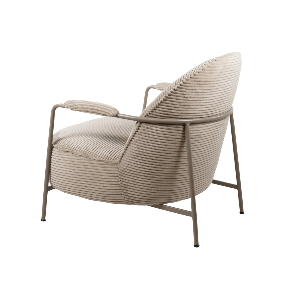Elton fauteuil - Zand Frame - Rib - Zand