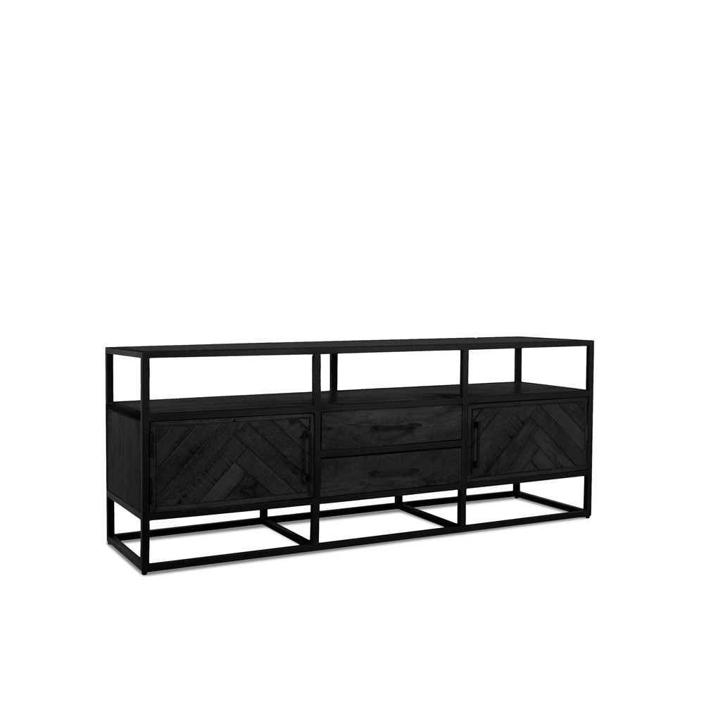 Tv-Meubel Jax Zwart 150