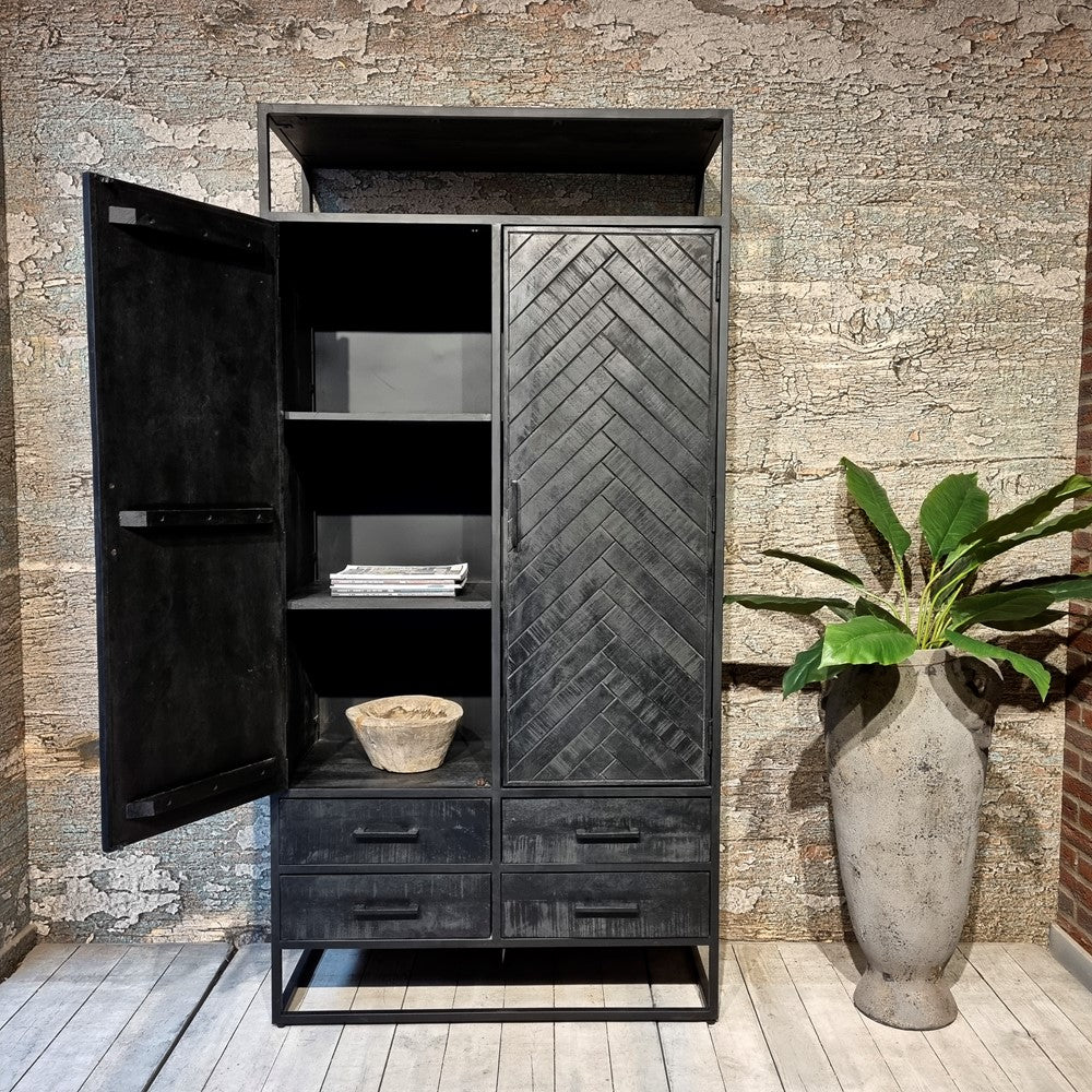 Storage cabinet Jax Black 100