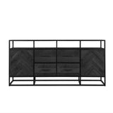 Dressoir Jax Zwart 200