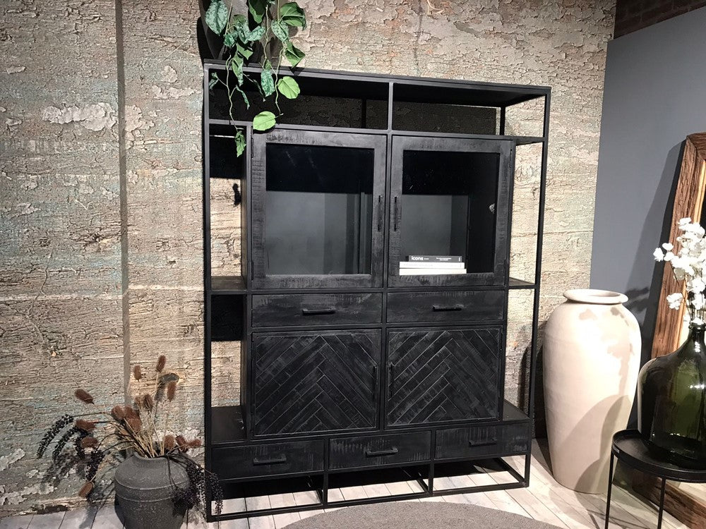 Display cabinet Jax Black