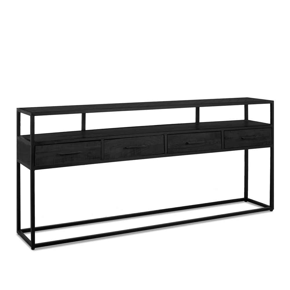 Sidetable Jax Zwart 180