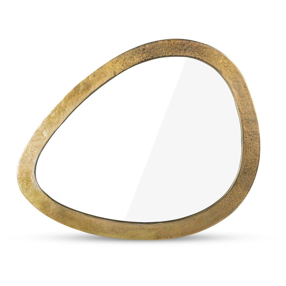 Mirror Organisch Goud Groot