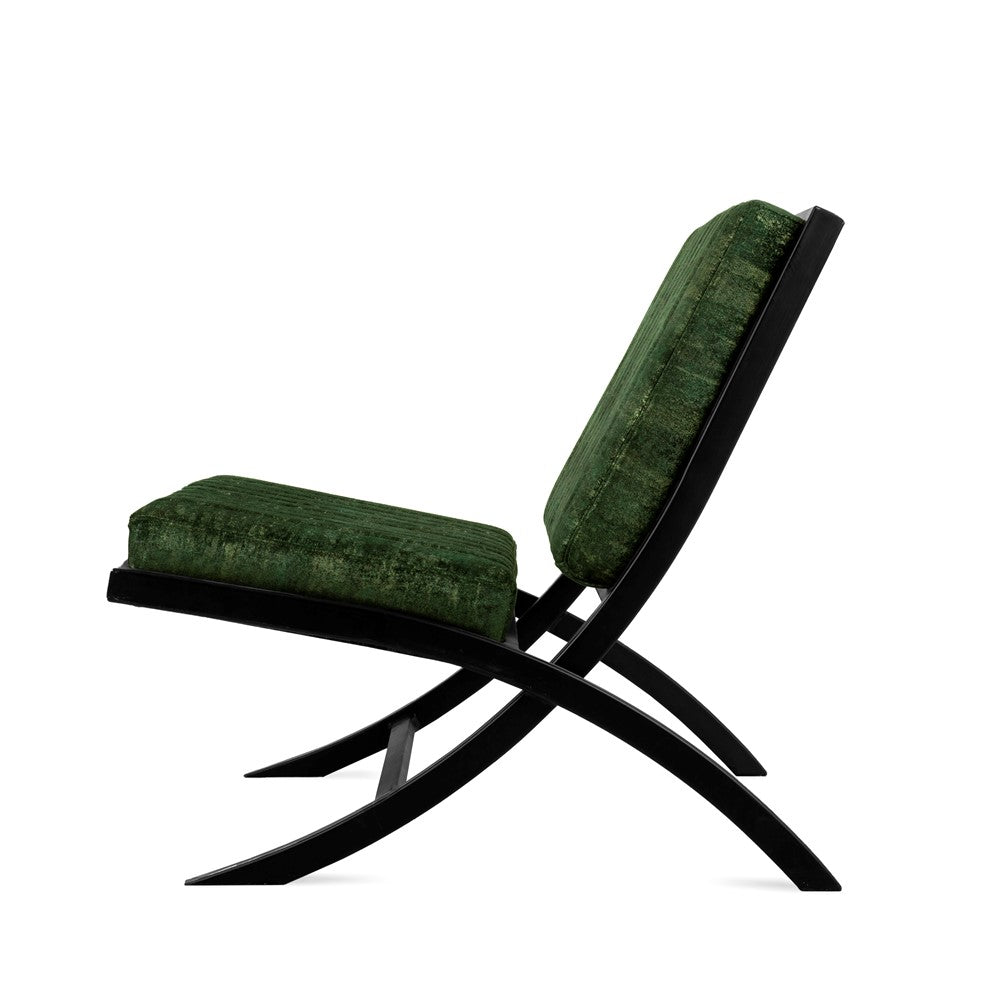 Lounge chair Madrid Malachite green