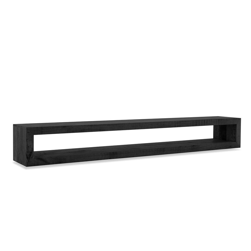 TV-kast Zwart Zwevend 220
