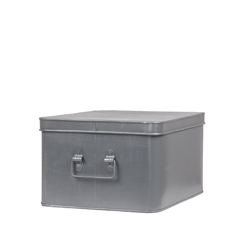 LABEL51 Media Storage Box - Grijs - Metaal - XL
