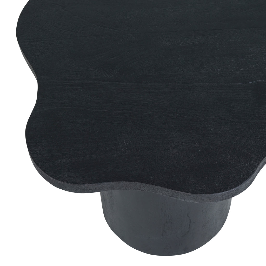 Fiore bijzettafel 65, Zwart
