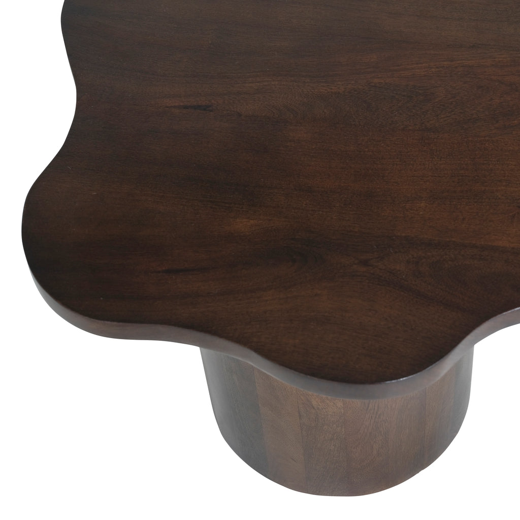 Fiore bijzettafel 65, Mango Bruin Walnoot