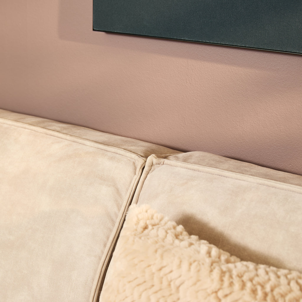 MySofa Floris | Divan Links + 2,5 zits | Beige | Velvet