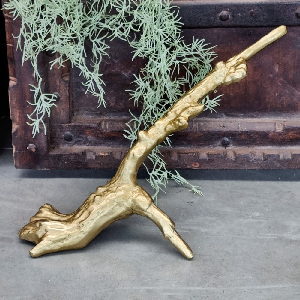 Sculptuur Goud Gespoten