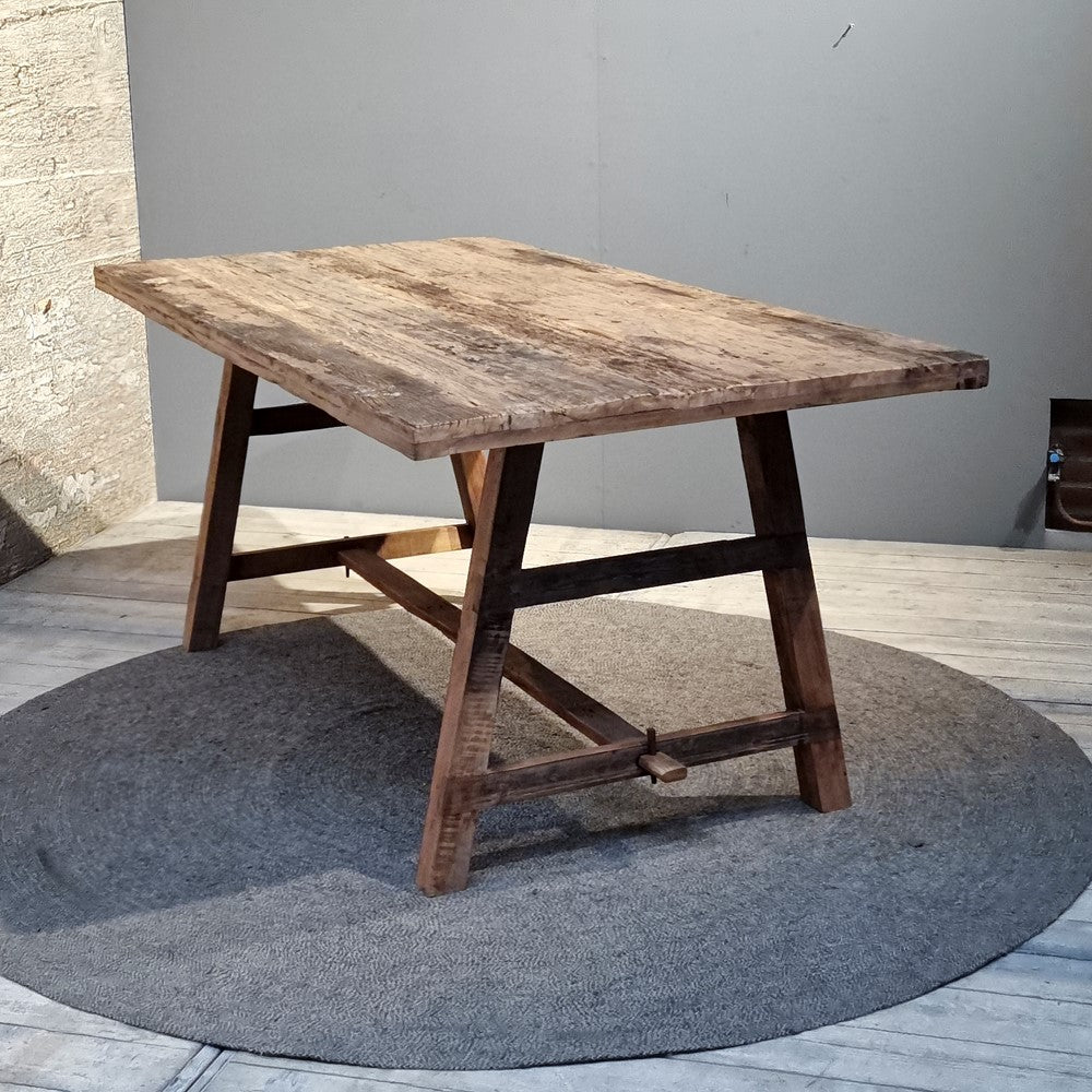 Foldable Wooden Table Raw