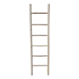 Ronde houten ladder