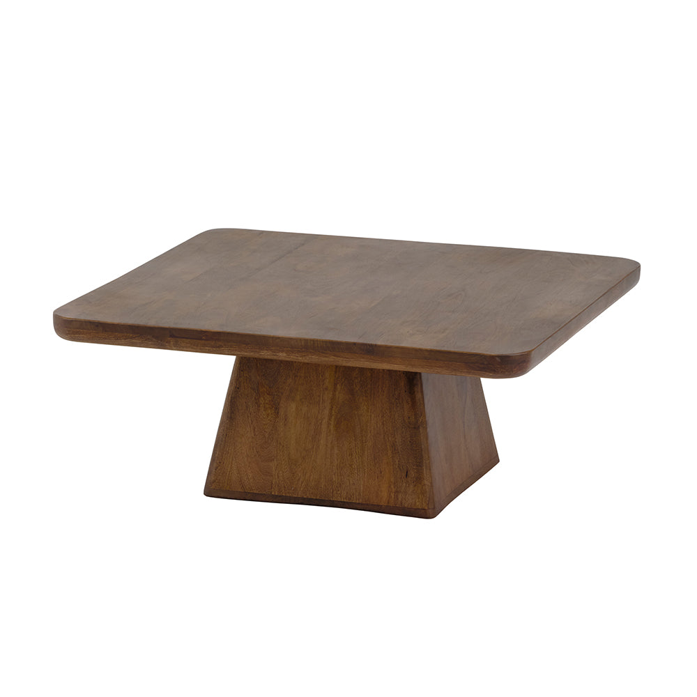 Salontafel 80, Mango Bruin Walnoot