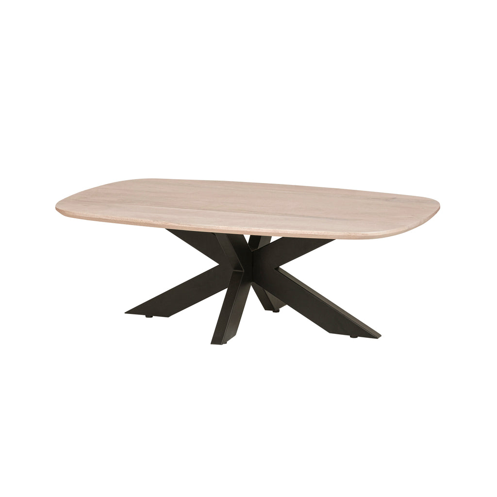 Coffee table Danish oval 120, Mango Ash Blonde