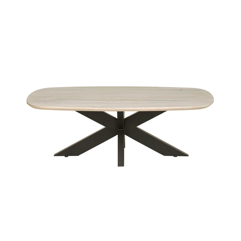 Coffee table Danish oval 120, Mango Ash Blonde
