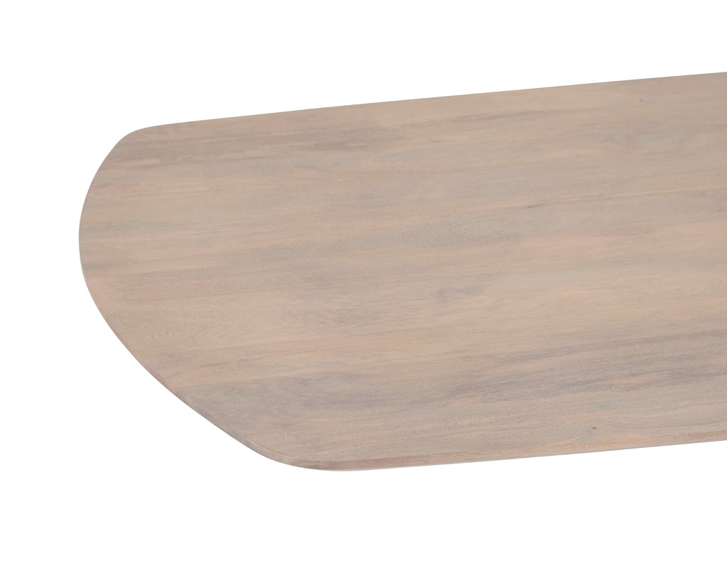 Coffee table Danish oval 120, Mango Ash Blonde