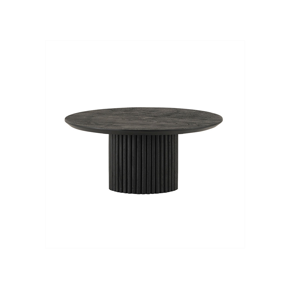 Coffee table Ø90, Acacia Black