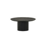 Coffee table Ø90, Acacia Black