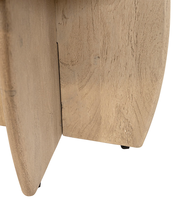 Salontafel Ø90, H40, Acacia Weathered Wood