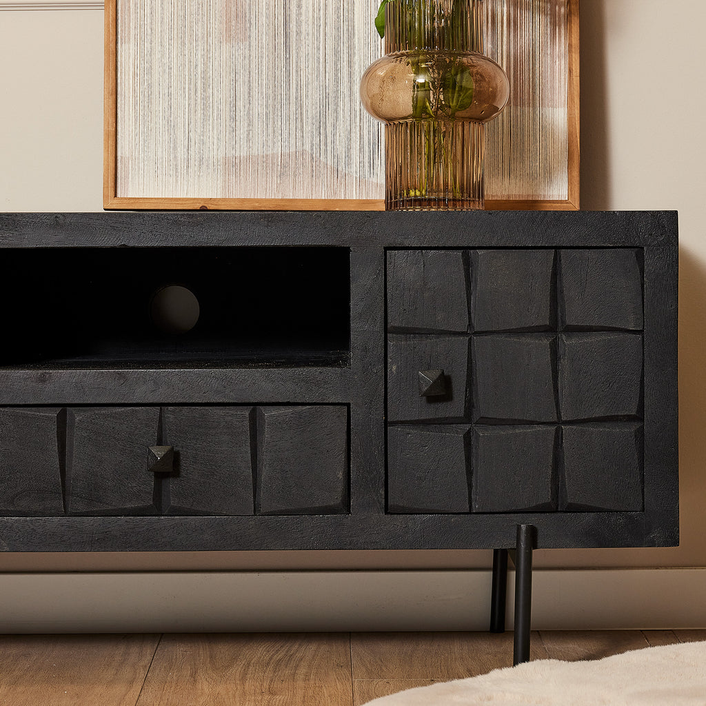 Tv-meubel Brandy Black | 120 cm