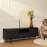 Tv-meubel Brandy Black | 150 cm