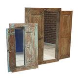 Mirrors with shutters