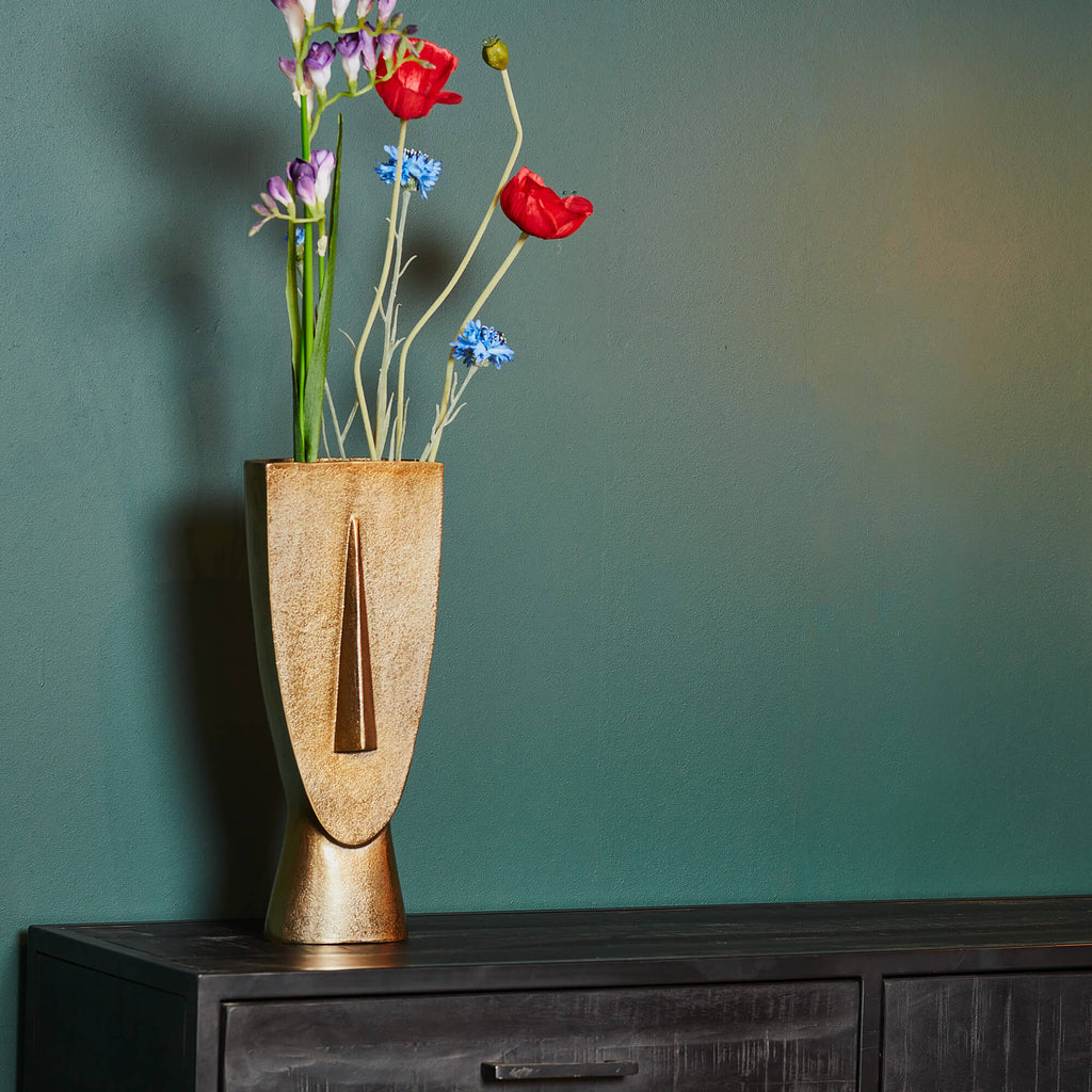 Vaas Fin - Antiek goud | Groot