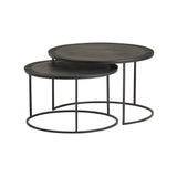 Verona salontafel set van 2, Zwart