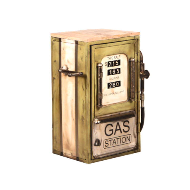 Vintage benzinestation | Bijzettafel